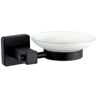 Мыльница Maretti Umbria Black UMB55CP33 Черная матовая