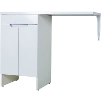 Тумба с раковиной Orange Optima 120 OPD-120TUW+RAL Белый глянец МДФ / ЛДСП