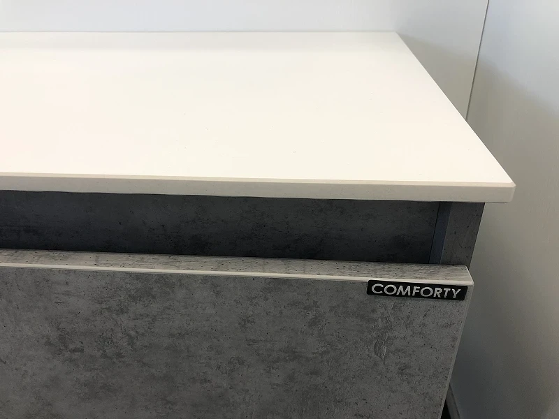 Тумба Comforty Осло 60 00-00000838 подвесная Бетон светлый МДФ / ЛДСП