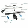 Душевой лоток Bettoserb Slim 75 13100034 с решеткой Хром матовый