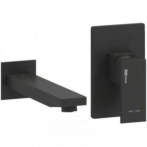 Смеситель для раковины WasserKRAFT A20503 Черный матовый латунь встраиваемый