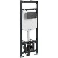 Инсталляция WasserKRAFT Alme 15TLT.010.ME.MB03 для унитаза с Черной матовой клавишей смыва