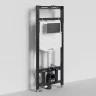 Инсталляция WasserKRAFT Alme 15TLT.010.ME.MB03 для унитаза с Черной матовой клавишей смыва