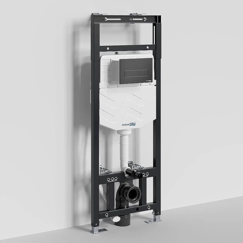 Инсталляция WasserKRAFT Alme 15TLT.010.ME.MB03 для унитаза с Черной матовой клавишей смыва