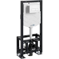 Инсталляция WasserKRAFT Dill 61TLT.010.ME.WM03 для унитаза с Белой матовой клавишей смыва