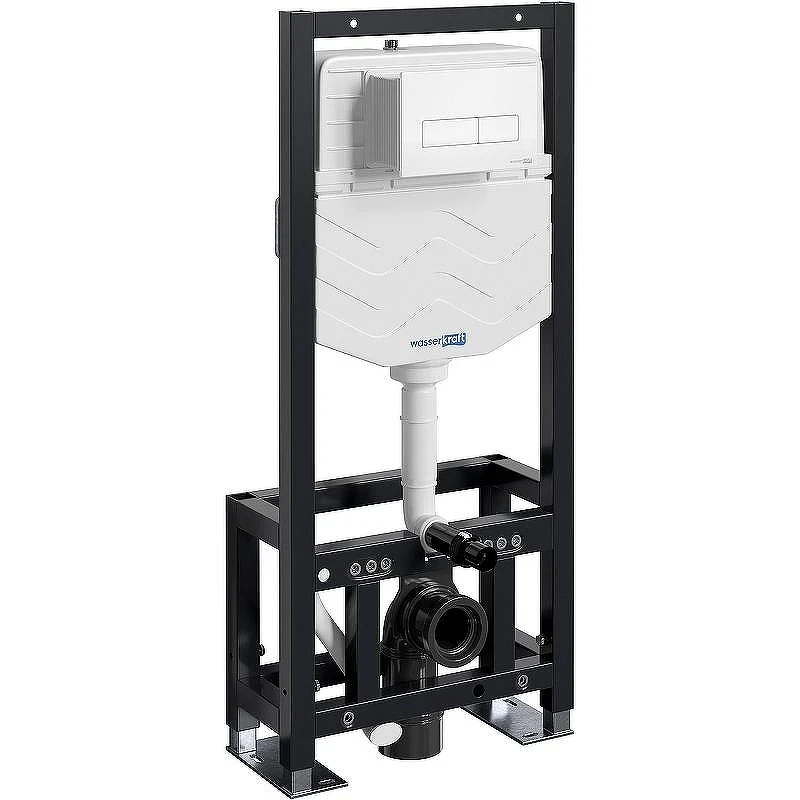 Инсталляция WasserKRAFT Dill 61TLT.010.ME.WM03 для унитаза с Белой матовой клавишей смыва