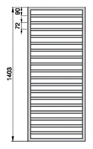 Водяной полотенцесушитель Zehnder Quaro Inox QAI-140-030 Inox Нержавеющая сталь