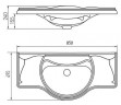 Раковина Roca America 85 327206000 Белая
