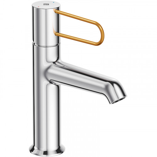 Смеситель для раковины Jacob Delafon Odeon Rive Gauche E21028-GLD-CP Хром Золото латунь