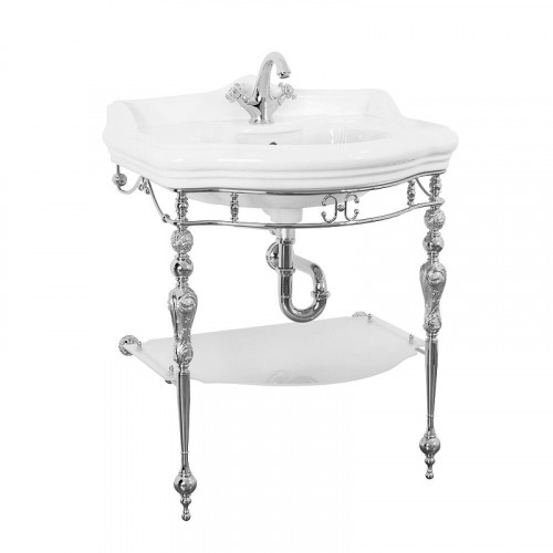 Консоль с раковиной Migliore Bella 73 30340 цвет Хром