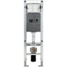 Комплект унитаза с инсталляцией WeltWasser AMBERG 350 ST + MERZBACH 043 MT-WT + AMBERG RD-CR 10000011406 цвет Белый матовый с сиденьем Микролифт и клавишей смыва цвет Хром