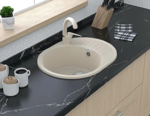 Кухонная мойка GranFest Quarz GF-Z58 Черная