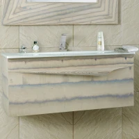 Тумба под раковину Clarberg Papyrus Wood 100 Pap-w.01.10/LIGHT подвесная Светлое дерево