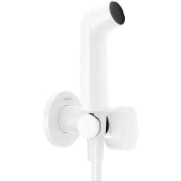Гигиенический душ со смесителем Hansgrohe Set HG Bidette 29232700S Белый матовый