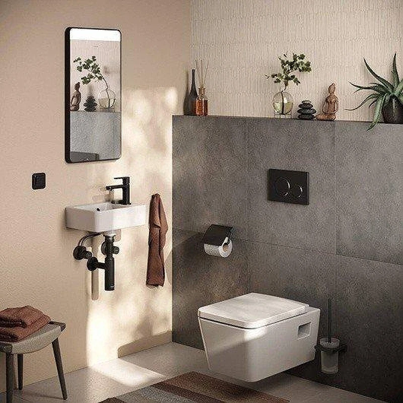 Унитаз подвесной Hansgrohe EluPura Original Q 60208450 цвет Белый с сиденьем Микролифт