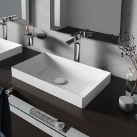 Раковина Toto TR 60 L4716RE#XW Белая фарфор накладная, полувстраиваемая