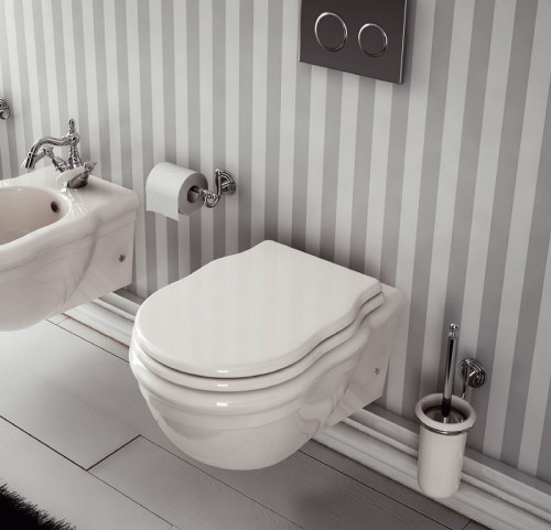 Унитаз Caprigo Boheme DW10 подвесной без сиденья фарфор подвесной