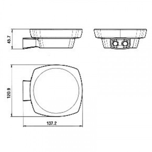 Мыльница Paini Lady 89CR021VR Хром