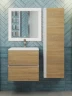 Тумба с раковиной Uperwood Barsa 50 29830205646 подвесная цвет Белый матовый Дуб сонома