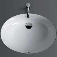 Раковина Simas Top E Lavabi D Arredo 58 S53 bi Белая фаянс встраиваемый