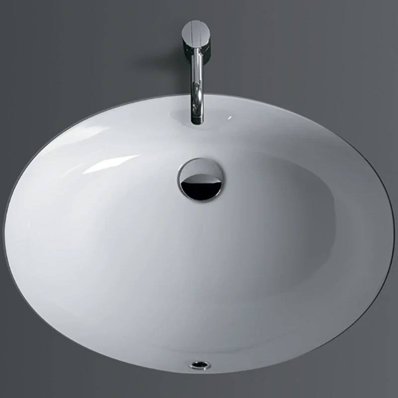 Раковина Simas Top E Lavabi D Arredo 58 S53 bi Белая фаянс встраиваемый