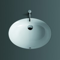 Раковина Simas Top E Lavabi D Arredo 58 S53 bi Белая фаянс встраиваемый