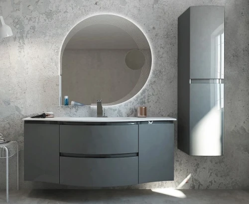 Подвесной шкаф Cezares Vague 34 L 44229 Antacite МДФ / ЛДСП