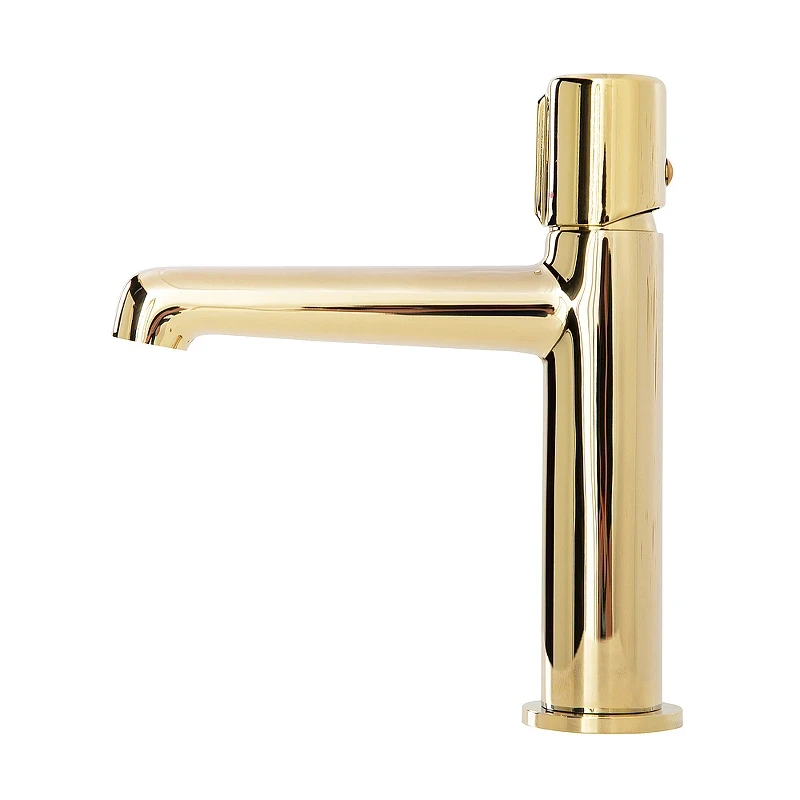 Смеситель для раковины BelBagno Uno UNO-LVM-ORO Золото латунь