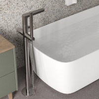 Смеситель для ванны WasserKRAFT Tauber 6421 Никель латунь на пол
