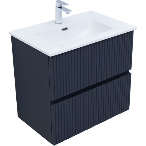 Тумба под раковину Aquanet Джейн 70 313301 подвесная Маренго МДФ / ЛДСП