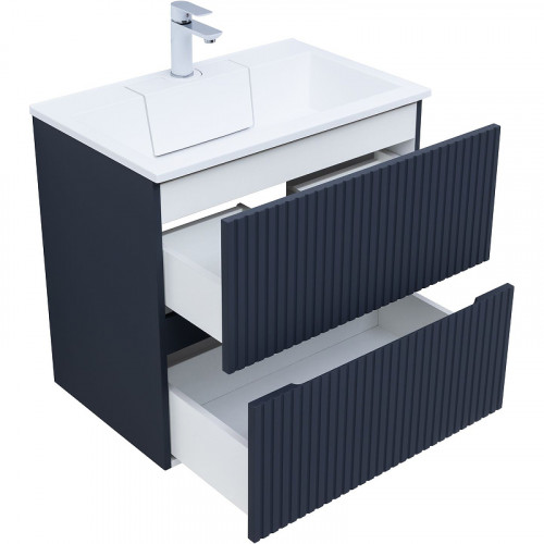 Тумба под раковину Aquanet Джейн 70 313301 подвесная Маренго МДФ / ЛДСП