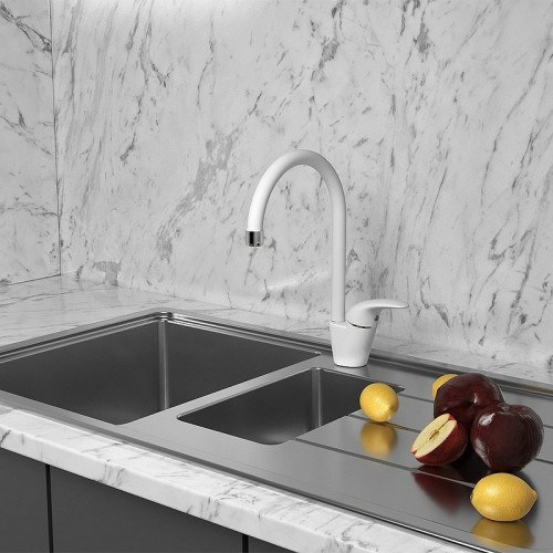 Смеситель для кухни Paini Sicily 632L570PNLMKM Белый