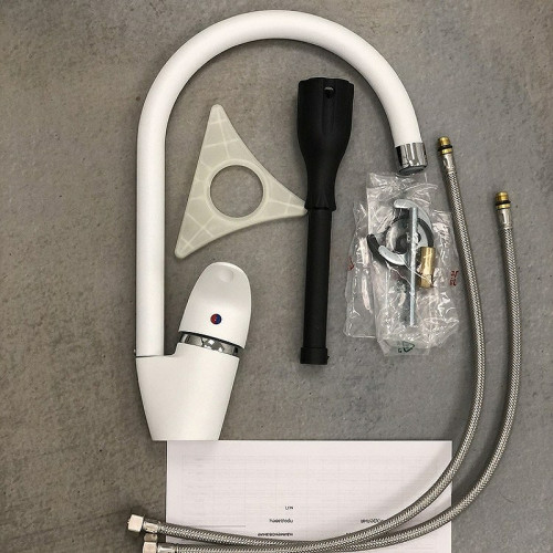 Смеситель для кухни Paini Sicily 632L570PNLMKM Белый