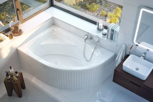 Акриловая ванна Excellent Aquarella 170x110 L WAEX.ARL17WH без гидромассажа
