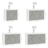 Тумба под раковину Vigo Geometry 70 034 подвесная цвет Бетон