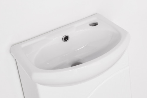 Тумба под раковину Style Line Эко Волна 2 Азов 40 Белый глянец МДФ / ЛДСП