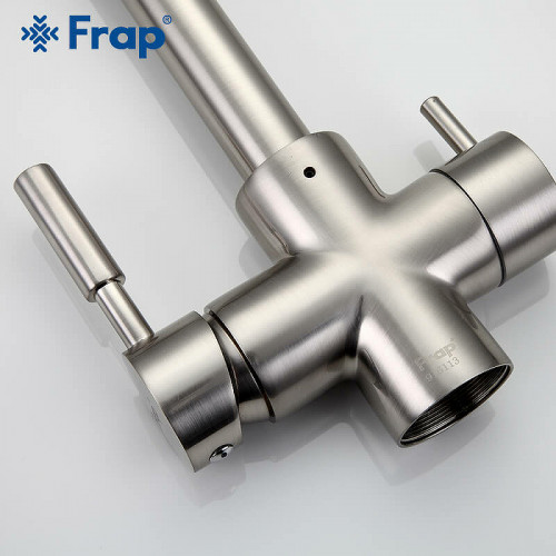 Смеситель для кухни Frap H52 F4352-5 Сатин латунь на столешницу