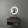 Зеркало Evoform Ledshine 60x60 BY 2603 с подсветкой 19 W - сенсорный выключатель - нейтральный белый свет стекло