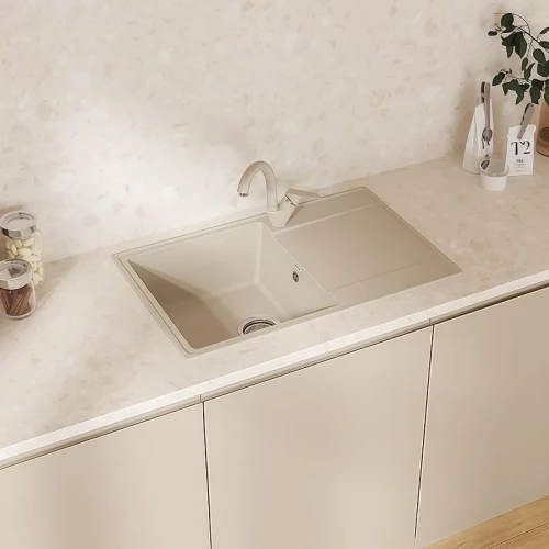 Кухонная мойка Maretti Kitchen KT735-BE цвет Бежевый