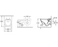 Унитаз Villeroy&Boch Architectura 5684HR01 подвесной с сиденьем Микролифт