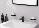 Смеситель для раковины Hansgrohe Logis 71077670 Черный матовый латунь