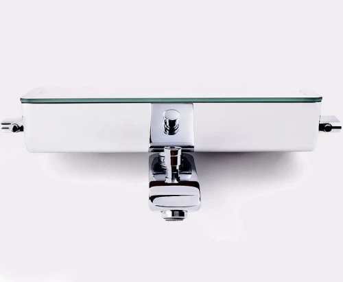 Смеситель для ванны Hansgrohe Ecostat Select 13141000 с термостатом Хром латунь на стену