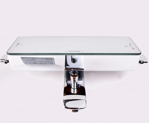 Смеситель для ванны Hansgrohe Ecostat Select 13141000 с термостатом Хром латунь на стену