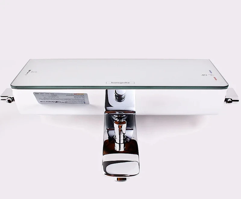 Смеситель для ванны Hansgrohe Ecostat Select 13141000 с термостатом Хром латунь на стену
