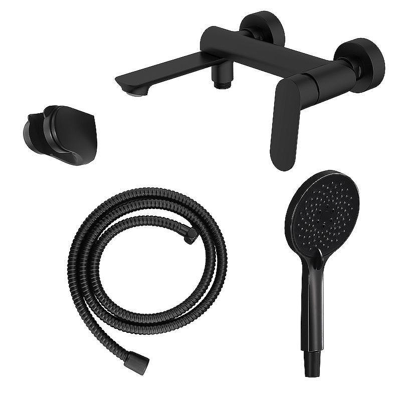 Смеситель для ванны Azario Alanti AZ-K3032B цвет Черный матовый