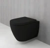 Унитаз Bocchi Venezia 1295-004-0129 подвесной Черный матовый без сиденья фарфор подвесной