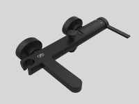 Смеситель для ванны GPD Gildo MBB165-S Черный