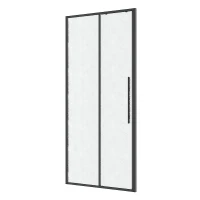 Душевая дверь Niagara Nova 100 L NG-34-L10CHGR профиль цвет Графит матовый стекло шиншилла