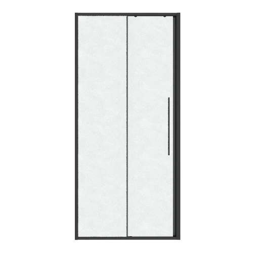 Душевая дверь Niagara Nova 100 L NG-34-L10CHGR профиль цвет Графит матовый стекло шиншилла