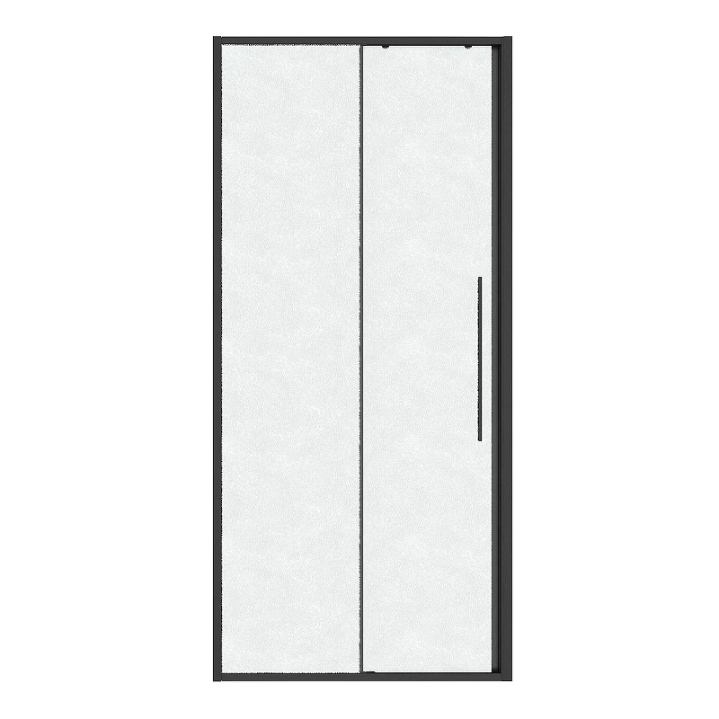 Душевая дверь Niagara Nova 100 L NG-34-L10CHGR профиль цвет Графит матовый стекло шиншилла